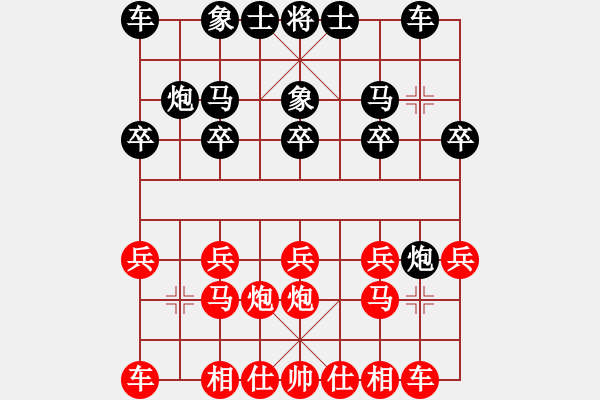 象棋棋譜圖片：淺酌(7段)-和-弈海驕陽(4段) - 步數(shù)：10 