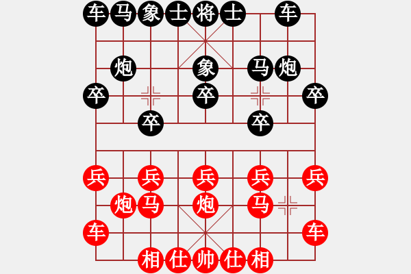 象棋棋譜圖片：橫才俊儒[292832991] -VS- 東北虎[2363234229] - 步數(shù)：10 