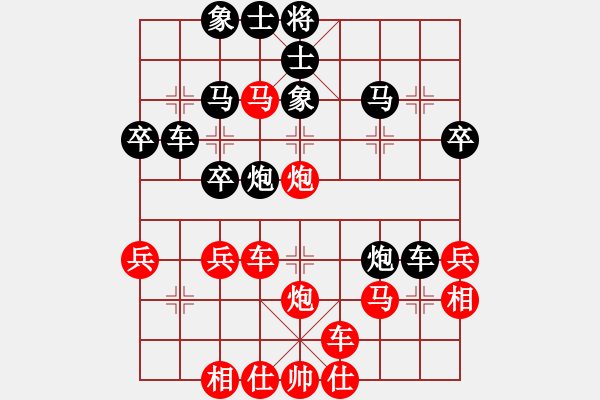 象棋棋譜圖片：橫才俊儒[292832991] -VS- 東北虎[2363234229] - 步數(shù)：35 