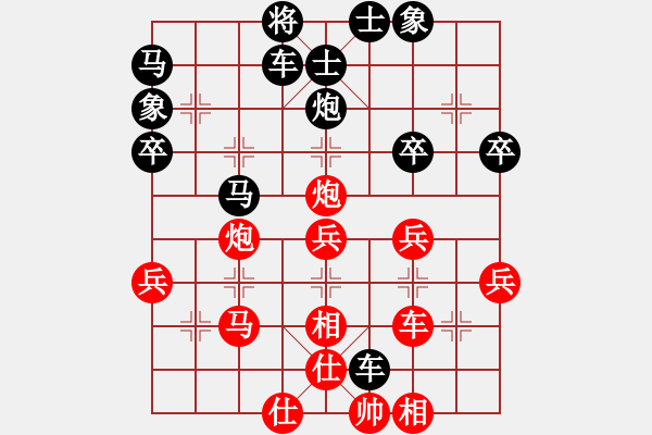 象棋棋譜圖片：周宇的爺爺[1575831603] -VS- 橫才俊儒[292832991] - 步數(shù)：40 