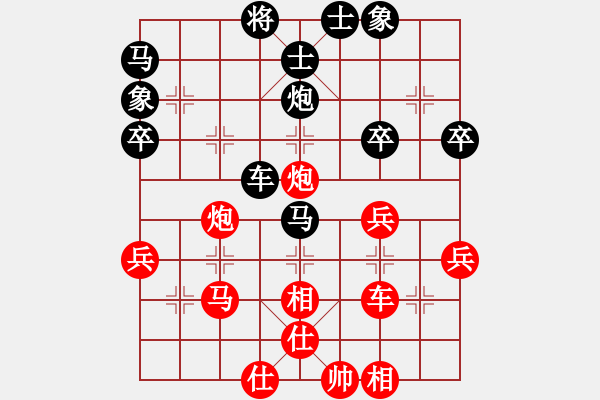 象棋棋譜圖片：周宇的爺爺[1575831603] -VS- 橫才俊儒[292832991] - 步數(shù)：44 