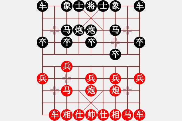 象棋棋譜圖片：兩頭蛇[406039482] -VS- 五魁首[3086469483] - 步數(shù)：10 