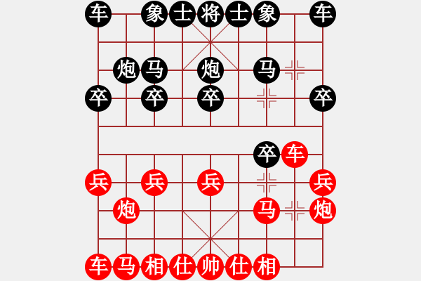 象棋棋譜圖片：起馬專家 先負 我 - 步數：10 