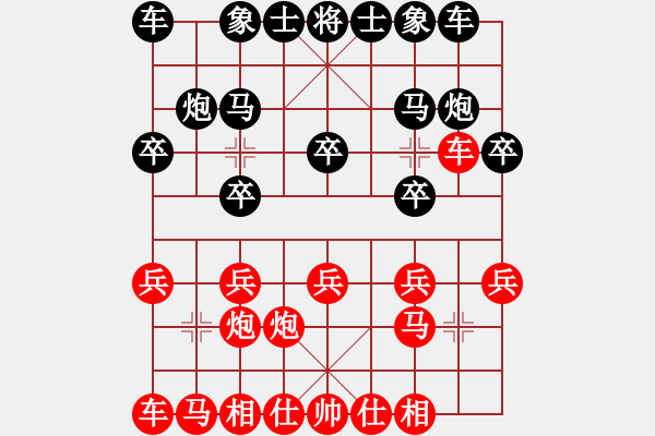 象棋棋譜圖片：弈學(xué)(3段)-負(fù)-河?xùn)|棋士(4段) - 步數(shù)：10 