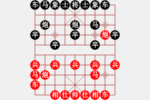 象棋棋譜圖片：呂道明     先負 潘仕強 - 步數(shù)：10 