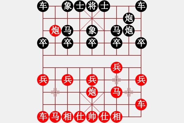 象棋棋譜圖片：倚天高手(中炮對(duì)進(jìn)左馬黑走炮二退一19) - 步數(shù)：10 