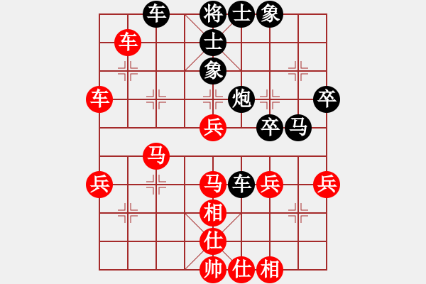 象棋棋譜圖片：淵深弈海(3段)-和-不游泳的魚(月將) - 步數(shù)：50 