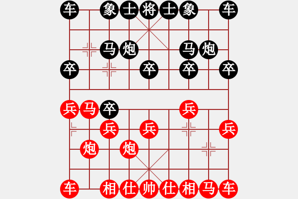 象棋棋譜圖片：筱藝[2861149990] -VS- 不落的太陽[2692993433] - 步數(shù)：10 