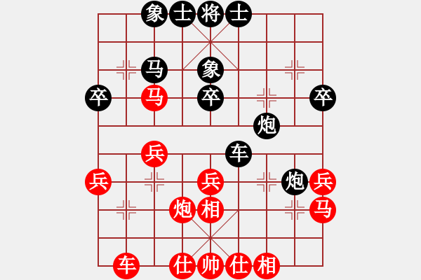 象棋棋譜圖片：國電南瑞(9段)-勝-紀人王(8段) - 步數：40 