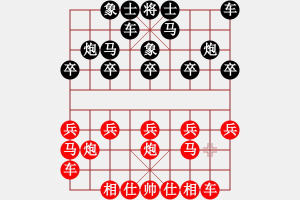 象棋棋譜圖片：西南大霍鵬先勝中南民大楊季融.pgn - 步數(shù)：10 