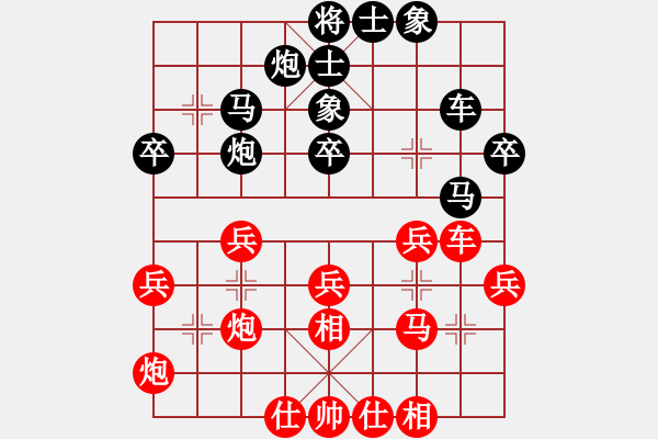 象棋棋譜圖片：2015年重慶第二屆“邦恒杯”少兒組重慶石柱 陳宇燃先勝 重慶長壽 章桃也 - 步數(shù)：40 