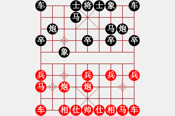 象棋棋譜圖片：狐狼的女人(天帝)-勝-無(wú)羽飛翔(日帥) - 步數(shù)：10 