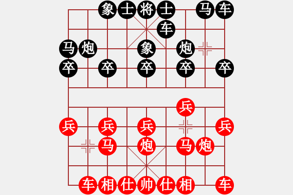 象棋棋谱图片：第5轮 王本俊（先和）张尕军 - 步数：10 