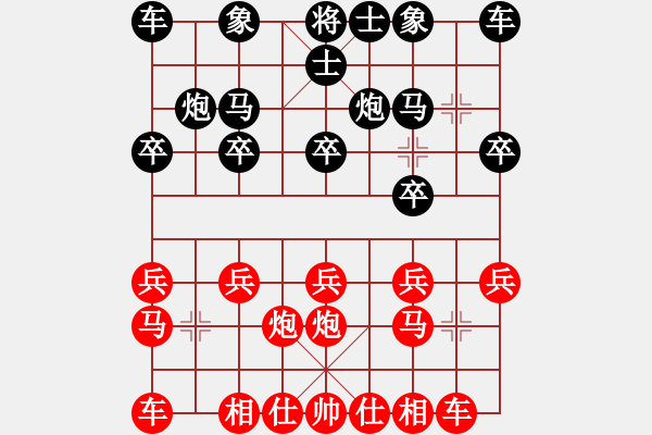 象棋棋譜圖片：1946720Z[紅] -VS- bbboy002[黑] - 步數(shù)：10 