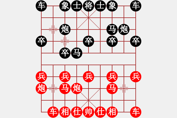 象棋棋譜圖片：幸福三十三(5段)-負(fù)-宣化武俊(9段) - 步數(shù)：10 