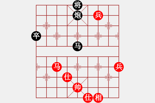 象棋棋譜圖片：仕角炮局（旋風14層拆棋）黑勝 - 步數(shù)：130 