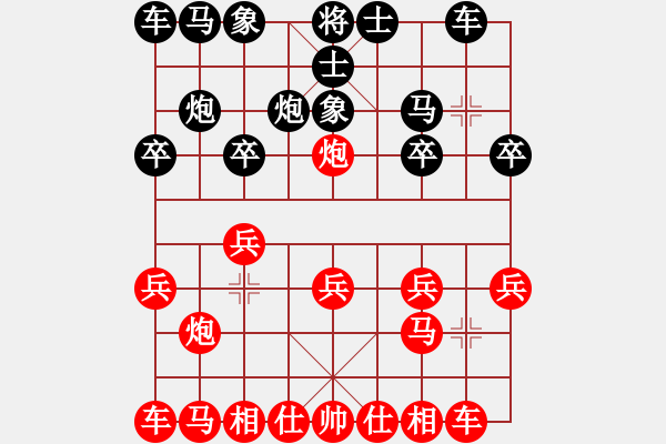 象棋棋譜圖片：lxt 20141002 num3 win with red - 步數(shù)：10 