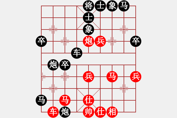 象棋棋譜圖片：rmlipman(1段)-負-貴族天使(6段) - 步數(shù)：40 