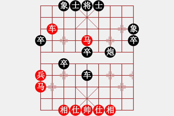 象棋棋譜圖片：森林(5段)-勝-士大夫(6段) - 步數(shù)：40 