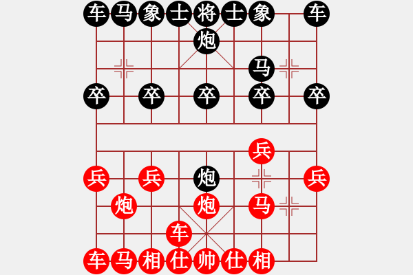 象棋棋譜圖片：橫才俊儒[292832991] -VS- 從無敵手[825022910] - 步數(shù)：10 