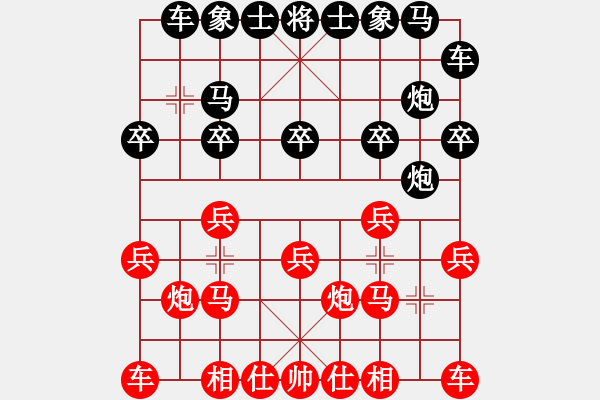 象棋棋譜圖片：陳氏獵人VS倚天高手(2016 10 13 星期四) - 步數(shù)：10 