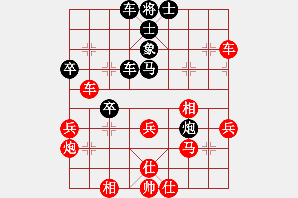 象棋棋譜圖片：山雞(7級(jí))-和-turinh(3段) 4關(guān) 1分 - 步數(shù)：40 