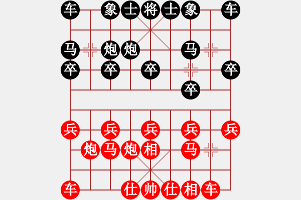 象棋棋譜圖片：第一屆全國(guó)智運(yùn)會(huì)象棋男子團(tuán)體第4輪：浙江陳寒峰Vs黑龍江張曉平 - 步數(shù)：10 