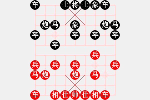 象棋棋譜圖片：qmssb(9星)-勝-luohanshie(8星) - 步數(shù)：10 