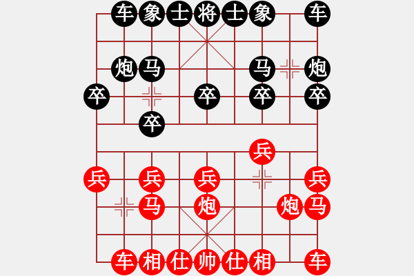 象棋棋譜圖片：東方紅[120563324] -VS- 0[540606222] - 步數(shù)：10 