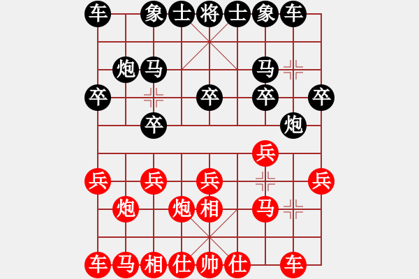 象棋棋譜圖片：你笨我傻(4段)-負(fù)-我是凹凸曼(7段) - 步數(shù)：10 