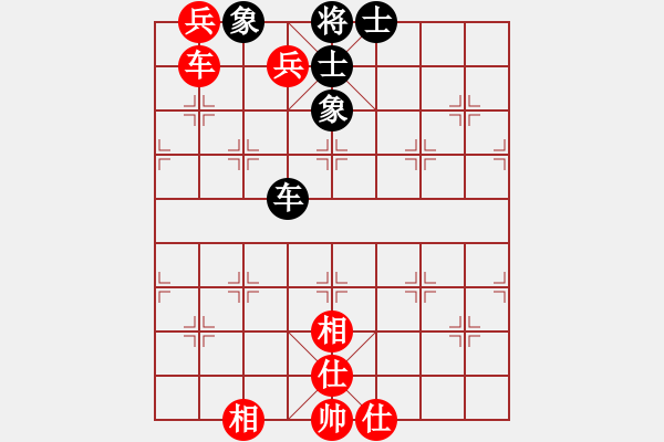 象棋棋譜圖片：車雙兵VS車士象全，同側(cè)將門雙低兵，守法 - 步數(shù)：10 