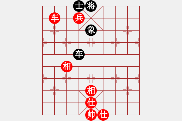 象棋棋譜圖片：車雙兵VS車士象全，同側(cè)將門雙低兵，守法 - 步數(shù)：31 