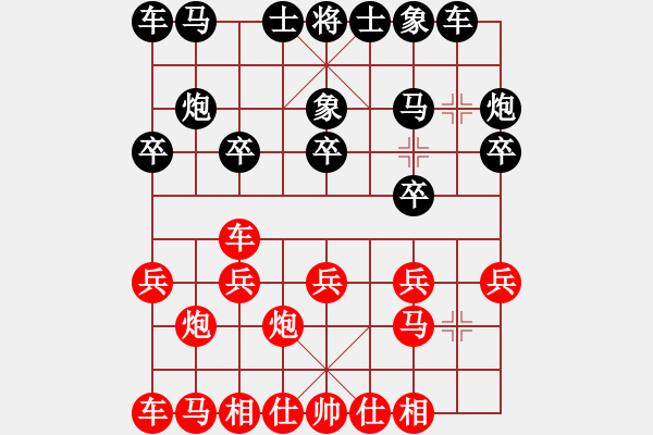 象棋棋譜圖片：2821.2.23.15好友十分鐘后勝?gòu)堄窈?- 步數(shù)：10 