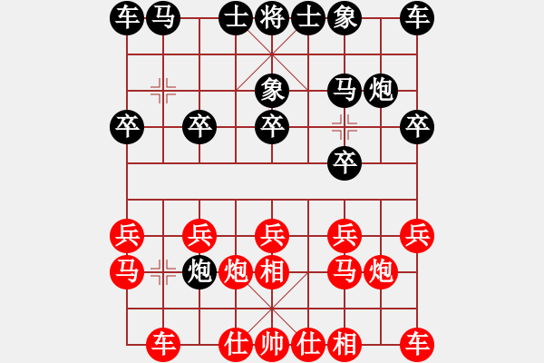 象棋棋譜圖片：1282局 A41- 起馬對進(jìn)７卒-小蟲引擎23層(2787) 先勝 許褚(1300) - 步數(shù)：10 