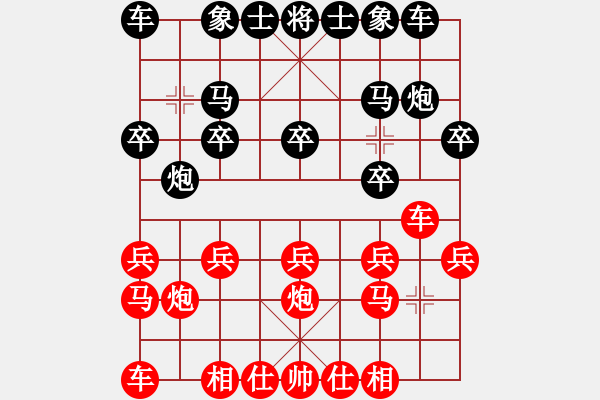 象棋棋譜圖片：無心[344423169] -VS- 棋癡[815466730] - 步數(shù)：10 