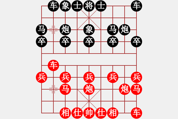 象棋棋譜圖片：6901局 B00-中炮局-天天AI選手FALSE 紅先負(fù) 小蟲引擎23層 - 步數(shù)：10 