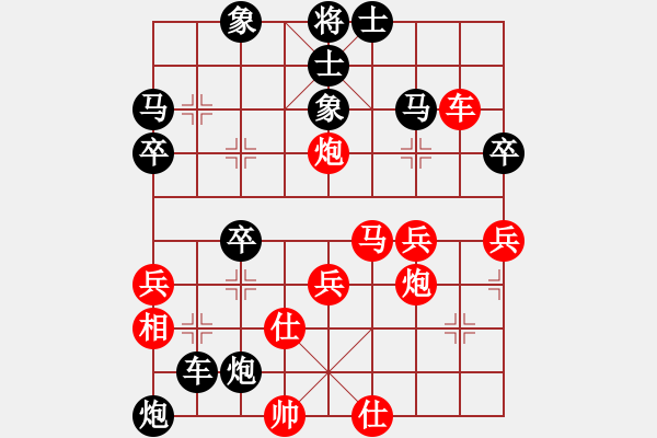 象棋棋譜圖片：6901局 B00-中炮局-天天AI選手FALSE 紅先負(fù) 小蟲引擎23層 - 步數(shù)：56 