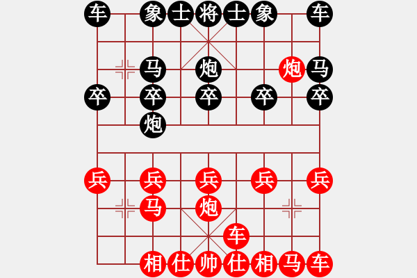 象棋棋譜圖片：橫才俊儒[紅] -VS- 殹者[黑] 春節(jié)3 - 步數(shù)：10 