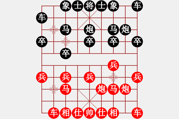 象棋棋譜圖片：3083232(縣令) 勝 4320479(草民) - 步數(shù)：10 