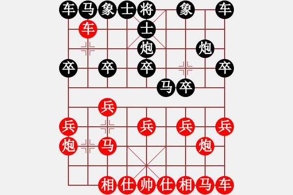 象棋棋譜圖片：拜師學(xué)棋ty[649748299] -VS- 開心一族[995208055] - 步數(shù)：10 