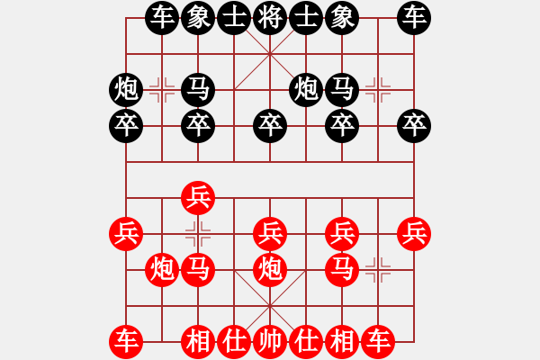 象棋棋譜圖片：火星龍(1段)-和-很臭棋(7段) - 步數(shù)：10 