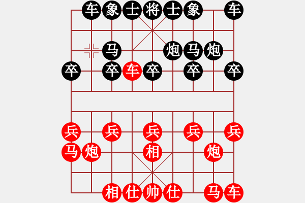 象棋棋譜圖片：李智屏     先和 柳大華     - 步數(shù)：10 