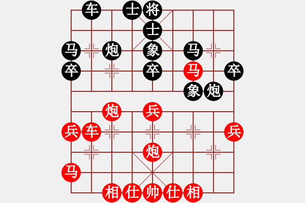 象棋棋譜圖片：澳門 張國偉 負(fù) 吉林 楊柏林 - 步數(shù)：40 