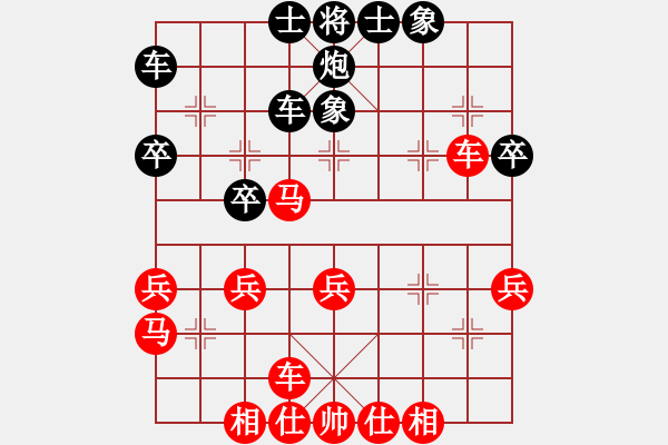 象棋棋譜圖片：棋友-魚aiq鳥[575644877] -VS- ▃獨特龍爺ぺ[1832488283] - 步數(shù)：40 