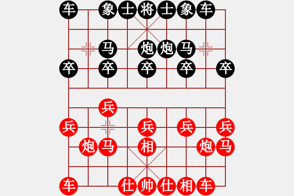 象棋棋譜圖片：翻云覆雨[2291081404] 負 ◤∷君戰(zhàn)神武∷◥[-] - 步數(shù)：10 