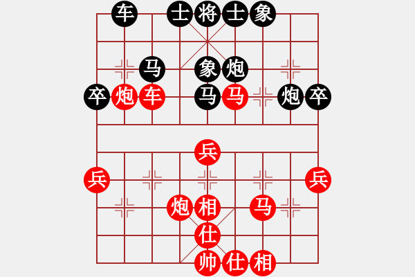 象棋棋譜圖片：你肯定輸(4段)-勝-kzgdy(1段) - 步數(shù)：40 