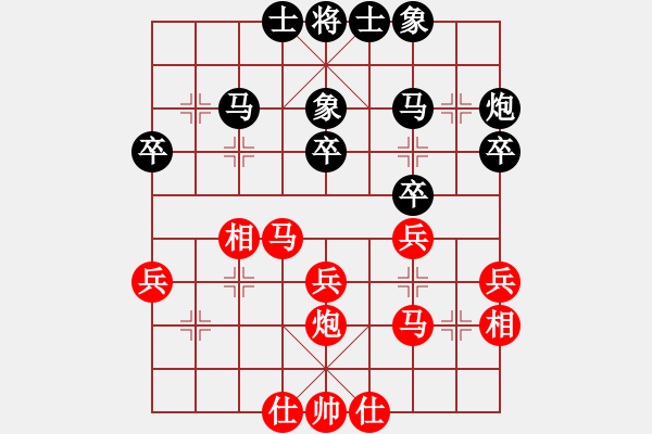 象棋棋譜圖片：扎蘭軟刀(6段)-負(fù)-淄博老頑童(9段) - 步數(shù)：30 