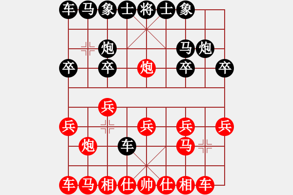 象棋棋譜圖片：測評2 - 步數(shù)：10 