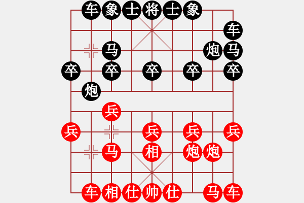 象棋棋譜圖片：無敵鐵手(2段)-勝-幽居一偶(2段) - 步數(shù)：10 