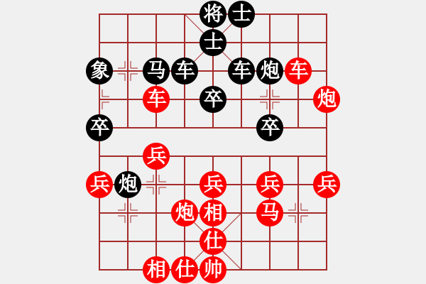 象棋棋譜圖片：1049局 A01- 上仕局-小蟲引擎23層(2765) 先勝 司馬懿(2350) - 步數(shù)：40 